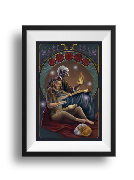 Critical Role - Xhorasian Nights - Caleb and Essek Print