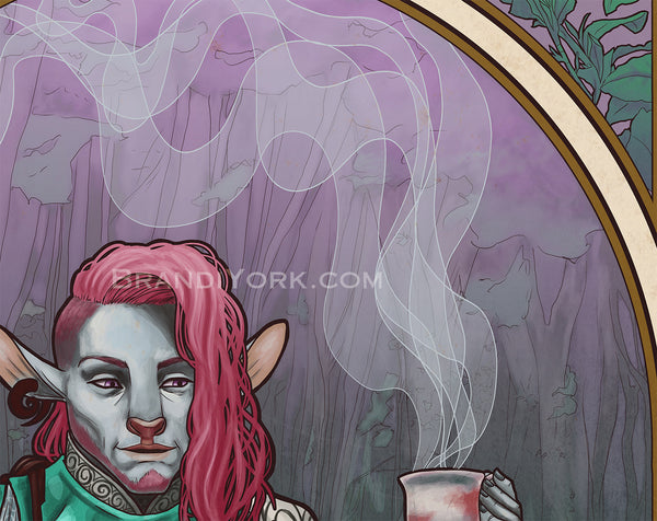 Critical Role - Tea and Tranquility - Caduceus Clay Print