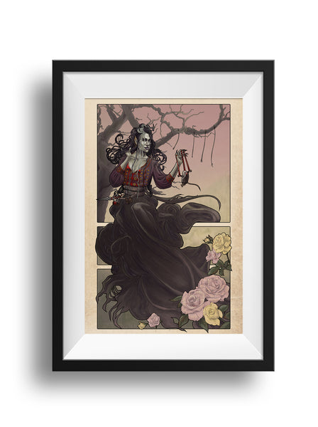 Critical Role - Fun Scary - Laudna Print