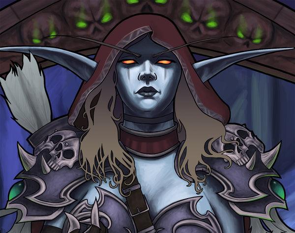 World of Warcraft - Dark Lady Watch Over Us - Print