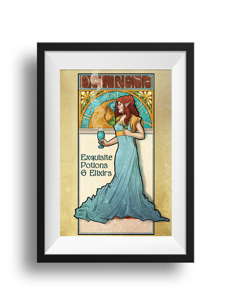 Del'Rena Apothecary - Print