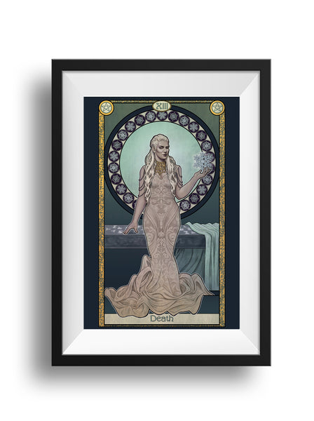 Dresden Files - Death Card featuring Queen Mab - Print
