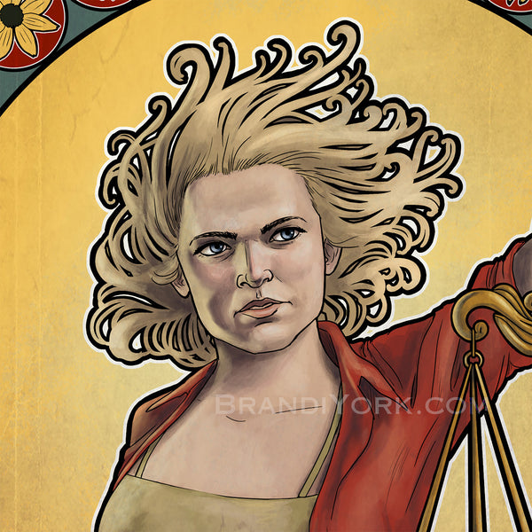 Dresden Files - Justice featuring Karrin Murphy - Print