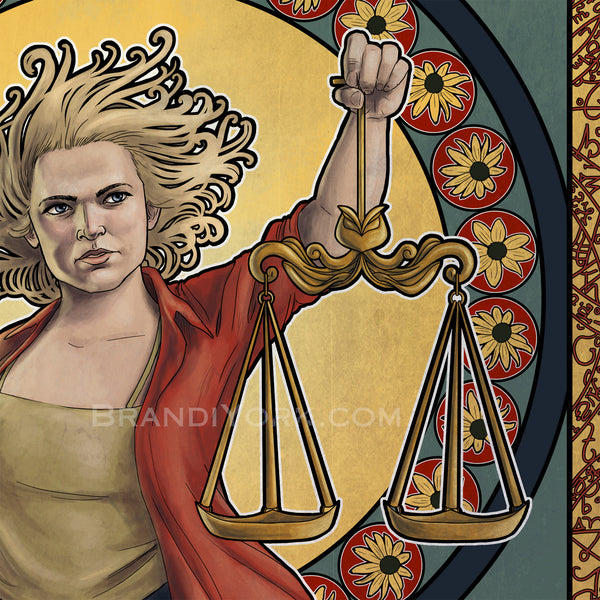 Dresden Files - Justice featuring Karrin Murphy - Print