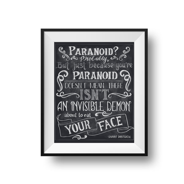 Dresden Files - Paranoid - Print