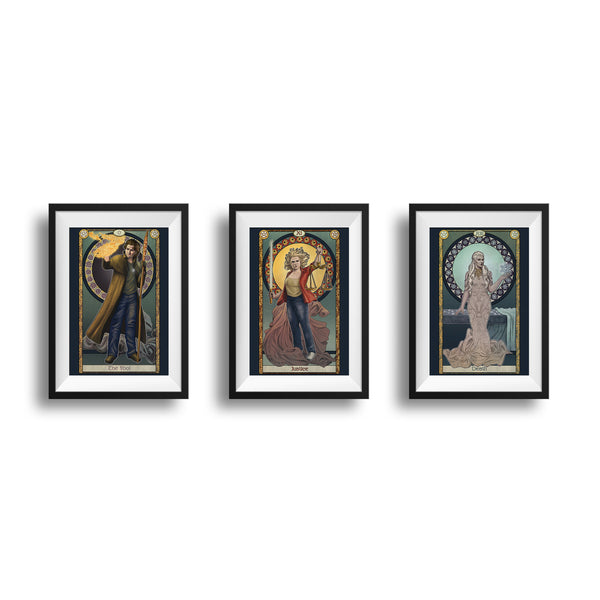 Dresden Files Tarot - Set of 3 Prints