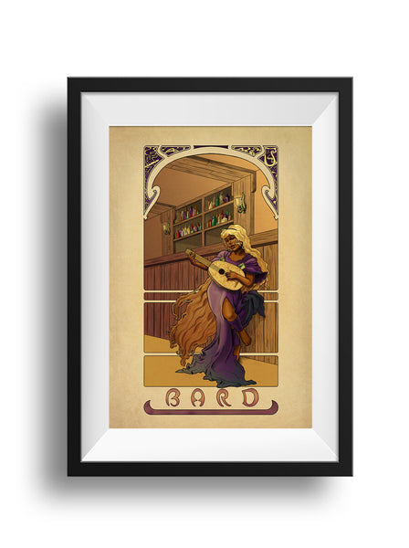 La Barde - The Bard - Print
