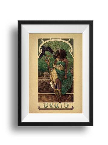 La Druide - The Druid - Print