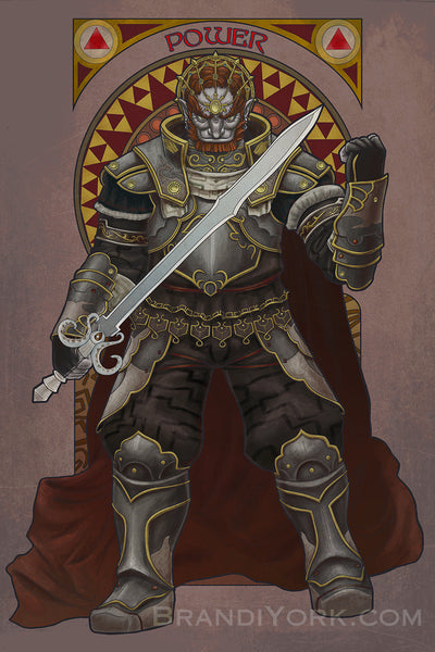 Legend of Zelda - Power - Ganondorf Print