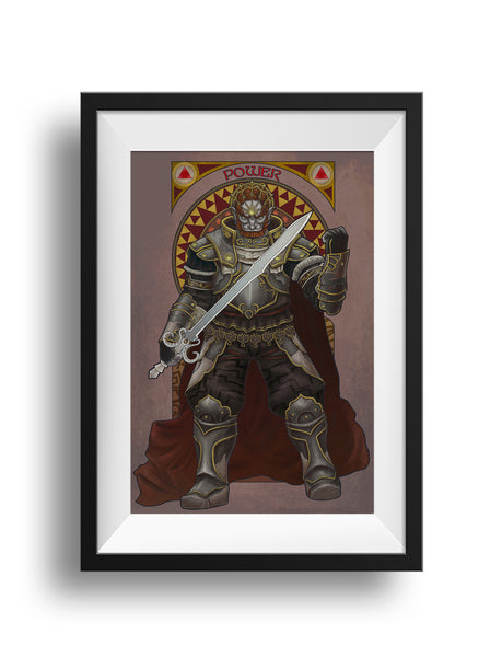 Legend of Zelda - Power - Ganondorf Print