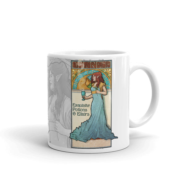 Del'Rena Apothecary White Mug
