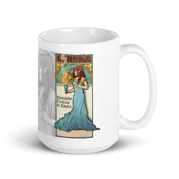 Del'Rena Apothecary White Mug