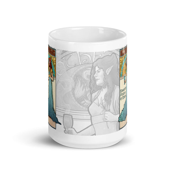 Del'Rena Apothecary White Mug