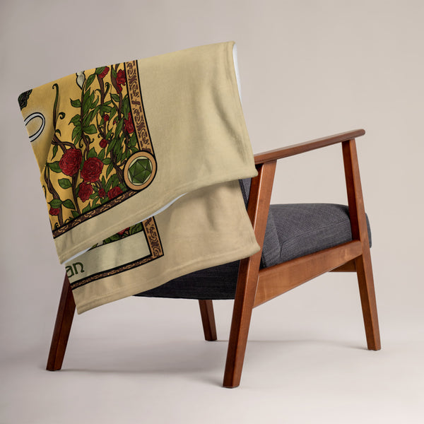 Tabletop Tarot - The Magician Throw Blanket