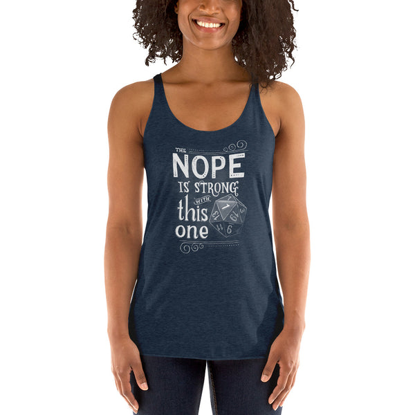 The NOPE is Strong with This One Women's Racerback Tank