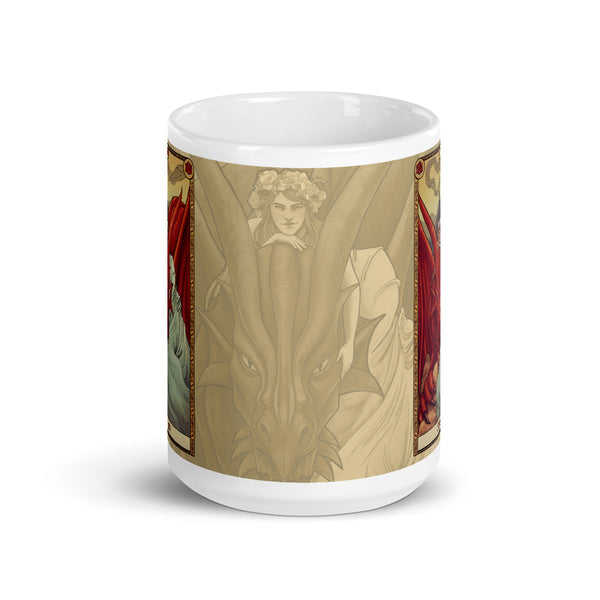 Tabletop Tarot - Strength Cream Mug