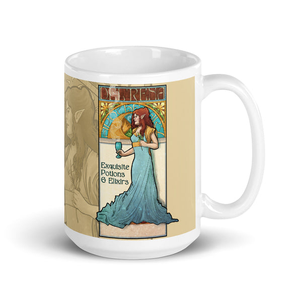 Del'Rena Apothecary Cream Mug
