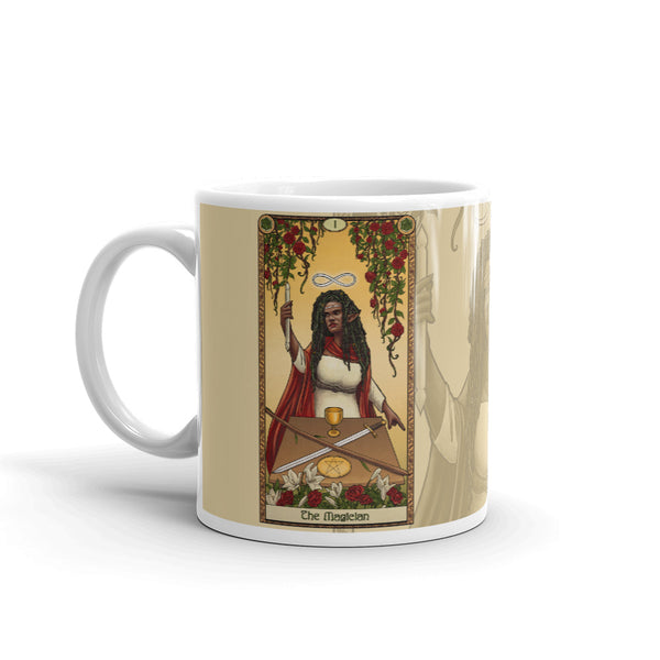 Tabletop Tarot - The Magician Cream Mug