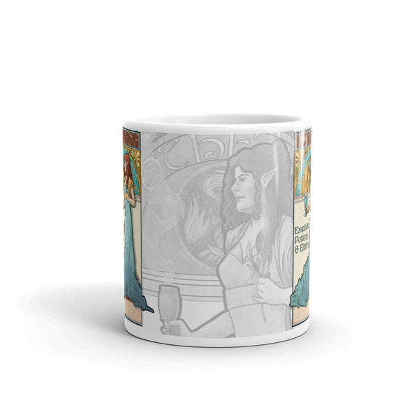 Del'Rena Apothecary White Mug
