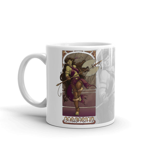 La Barbare - The Barbarian White Mug