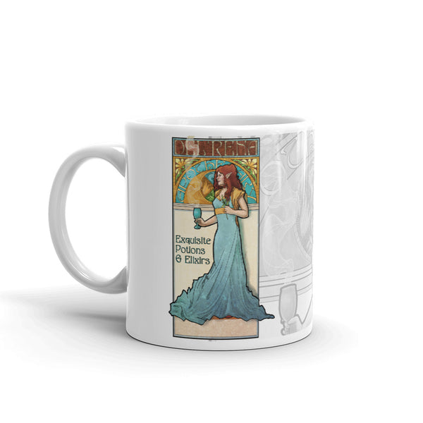 Del'Rena Apothecary White Mug