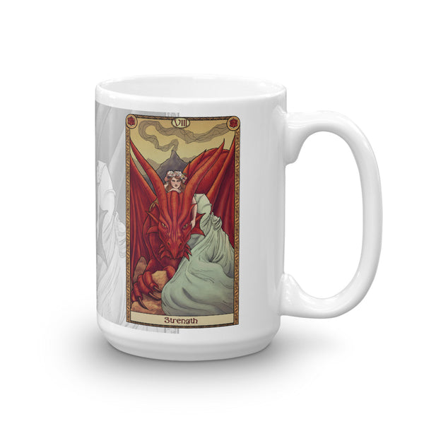 Tabletop Tarot - Strength White Mug