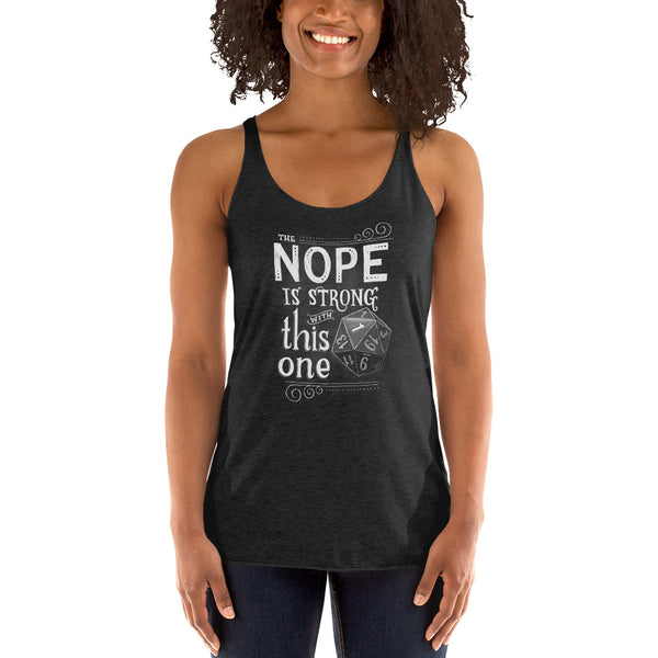 The NOPE is Strong with This One Women's Racerback Tank