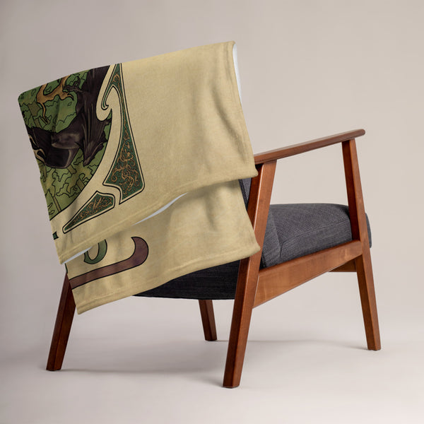 La Druide - The Druid Throw Blanket
