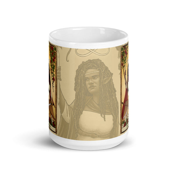 Tabletop Tarot - The Magician Cream Mug