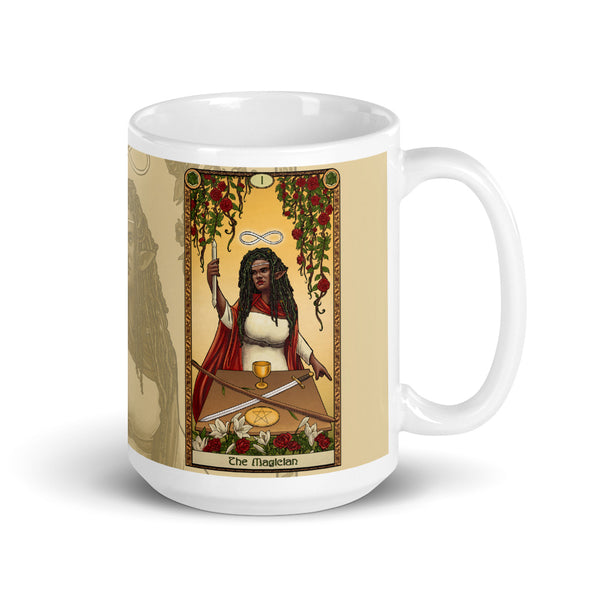 Tabletop Tarot - The Magician Cream Mug