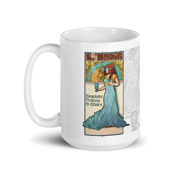 Del'Rena Apothecary White Mug