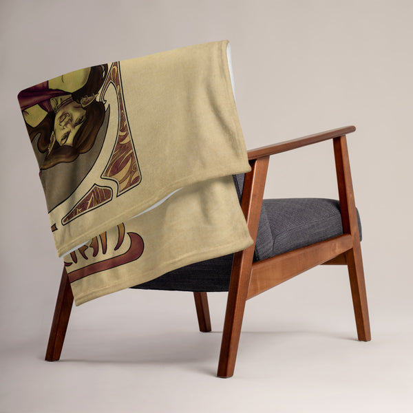 La Barbare - The Barbarian Throw Blanket