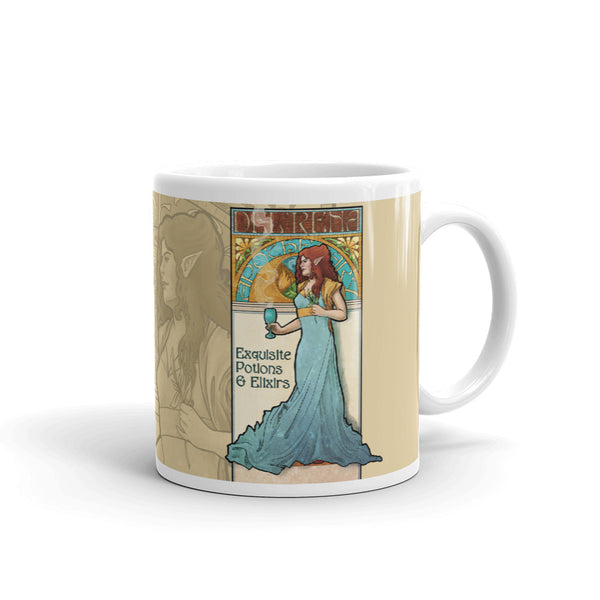 Del'Rena Apothecary Cream Mug