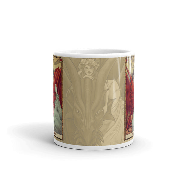 Tabletop Tarot - Strength Cream Mug