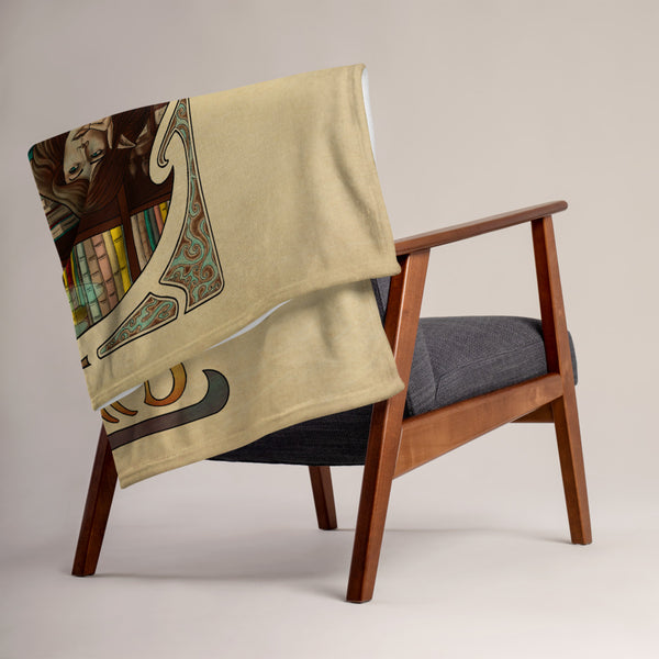 La Magicien - The Magician Throw Blanket