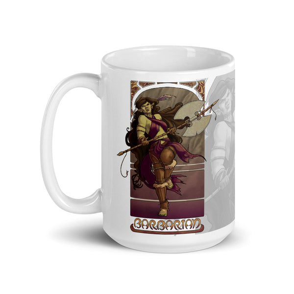 La Barbare - The Barbarian White Mug