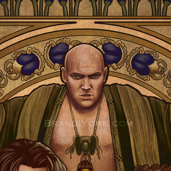 Detail shot of Imhotep (Arnold Vosloo)