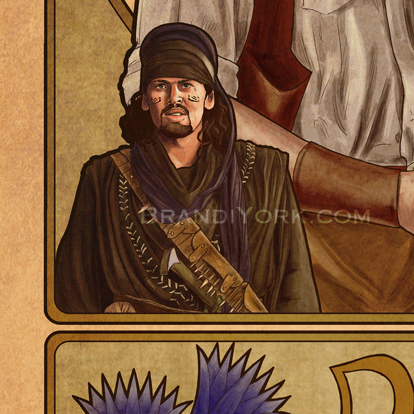 Detail shot of Ardeth Bay (Oded Fehr)