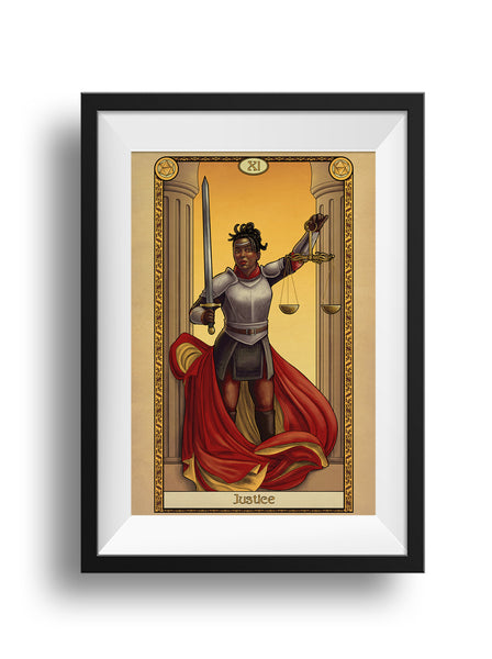 Tabletop Tarot - Justice - Print