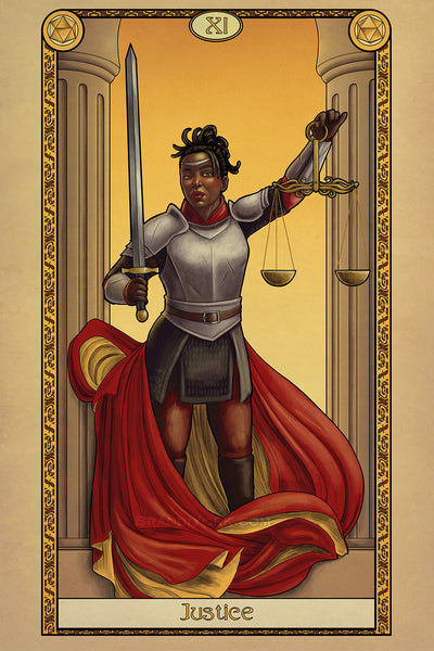 Tabletop Tarot - Justice - Print