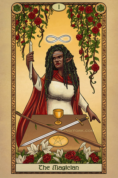 Tabletop Tarot - The Magician - Print