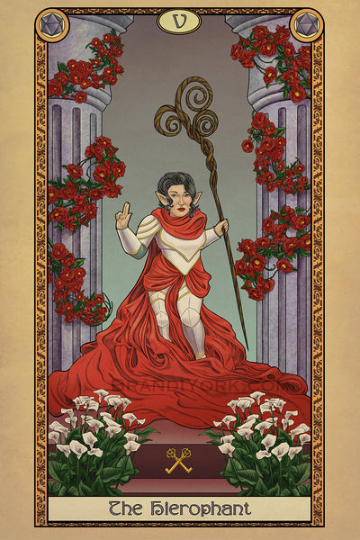 Tabletop Tarot - The Hierophant- Print