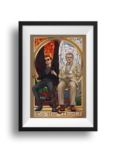 To The World - Good Omens - Print