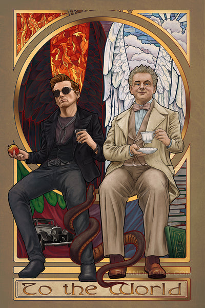 To The World - Good Omens - Print