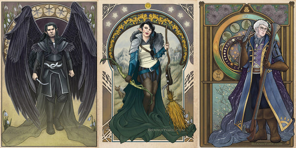 Critical Role - Vox Machina With Matthew Mercer 9 Piece Print Set