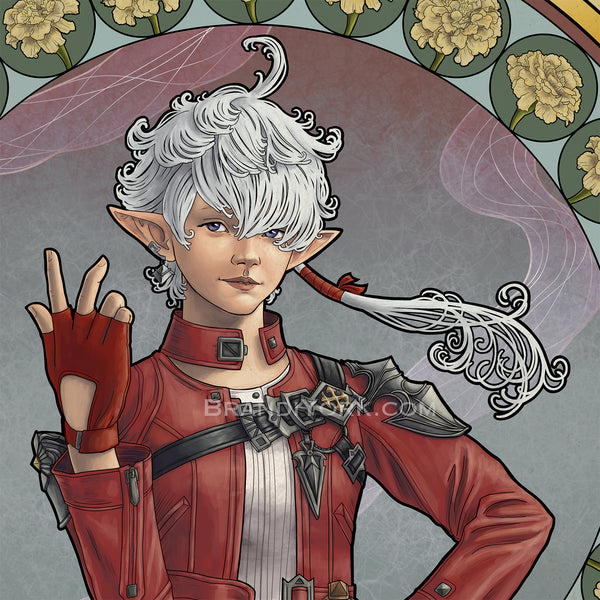 Detail shot of Alisaie