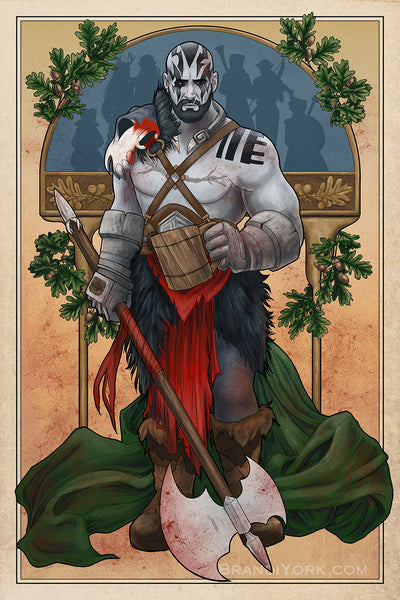 Critical Role - My Strength is in My Friends - Grog Strongjaw Print