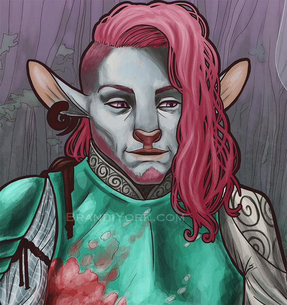 Critical Role - Tea and Tranquility - Caduceus Clay Print