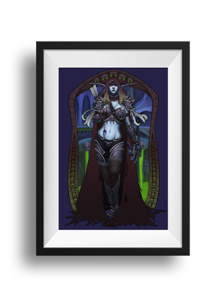 World of Warcraft - Dark Lady Watch Over Us - Print