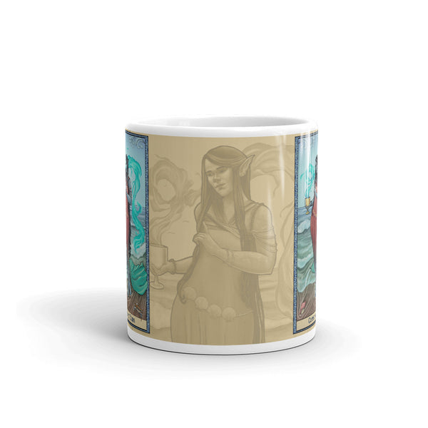 Tabletop Tarot - Queen of Cups Cream Mug